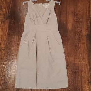 Michael Kors tan dress with pockets